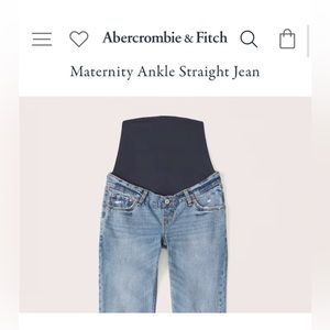 Abercrombie Maternity Ankle Straight Jean
